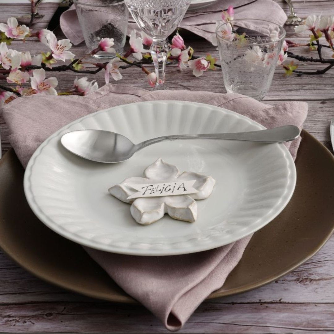 Stockholm Matt Bordssked i äkta silver